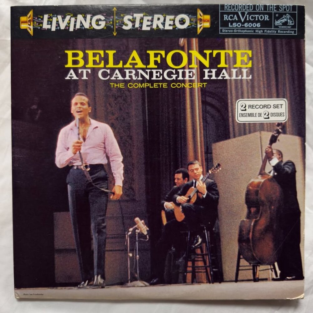 Harry Belafonte - Belafonte At Cargenie Hall 1959 Vinyl VG+